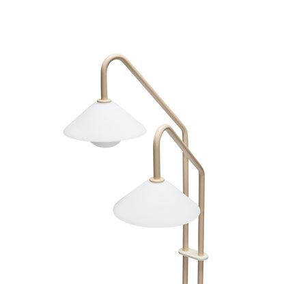 Hübsch Como -Stehlampe Beige