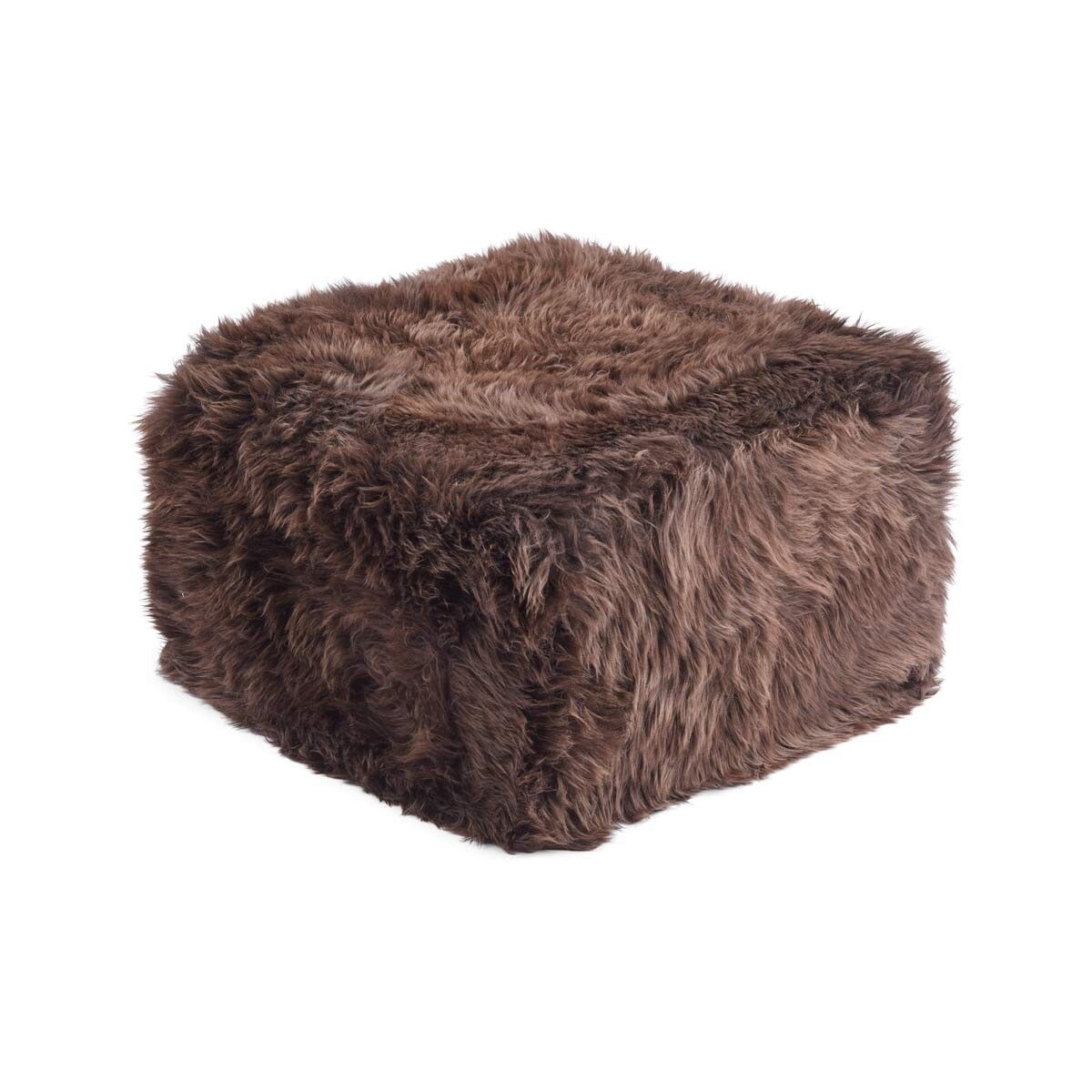 Lambskin Spruf | Lange Haare | Quadrat | 37x37 cm