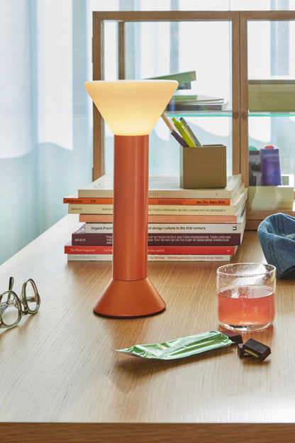 Hübsch Blitz tragbares Lampen -Metallic Orange