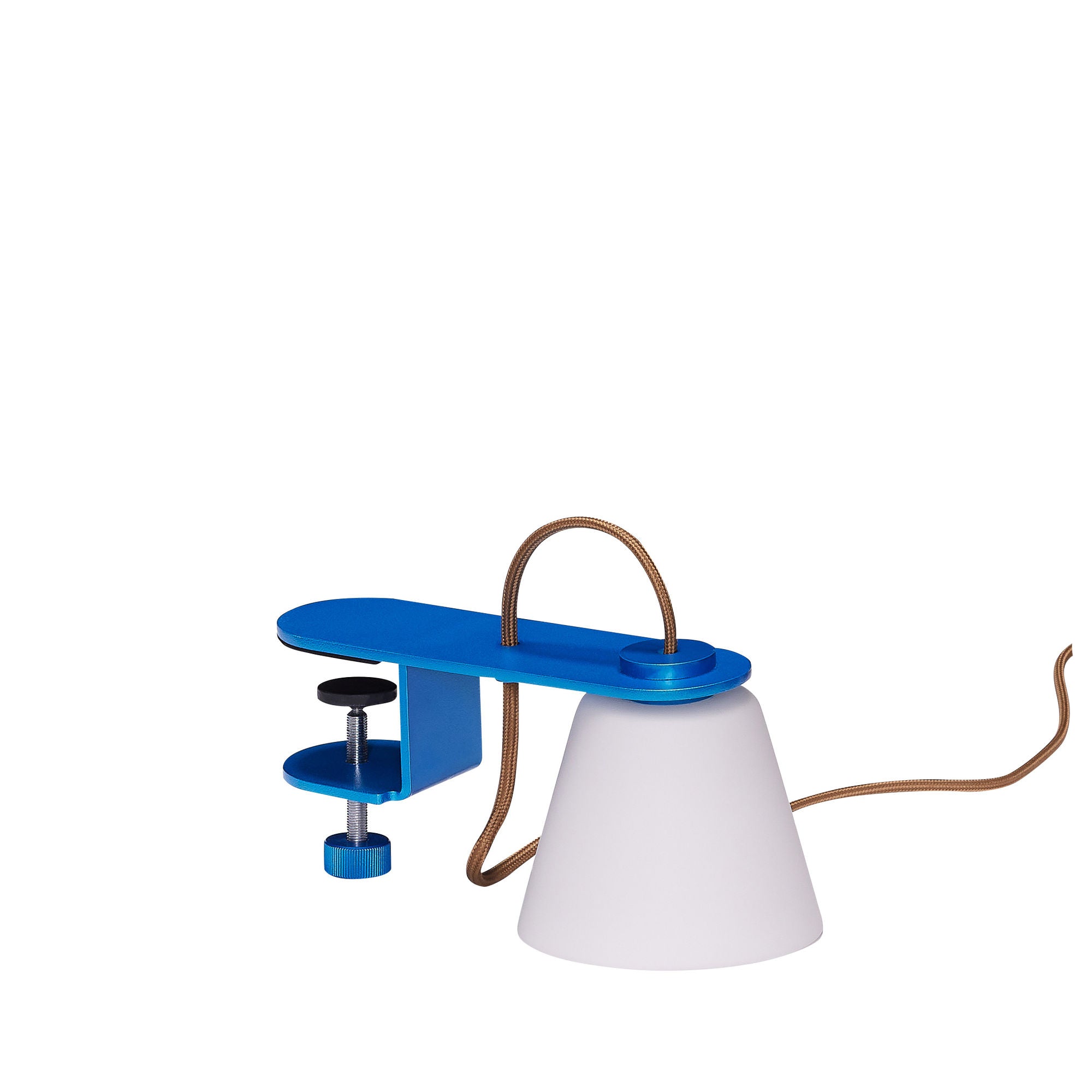 Hübsch Köder Wandlampe Metallic Blau