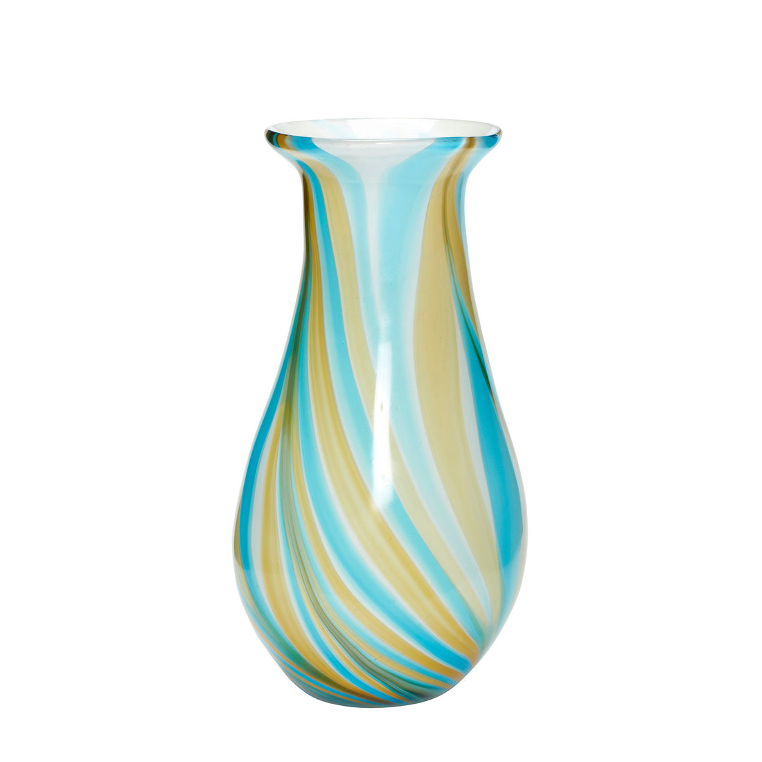 Hübsch Kaleido Vase Blau/Gelb