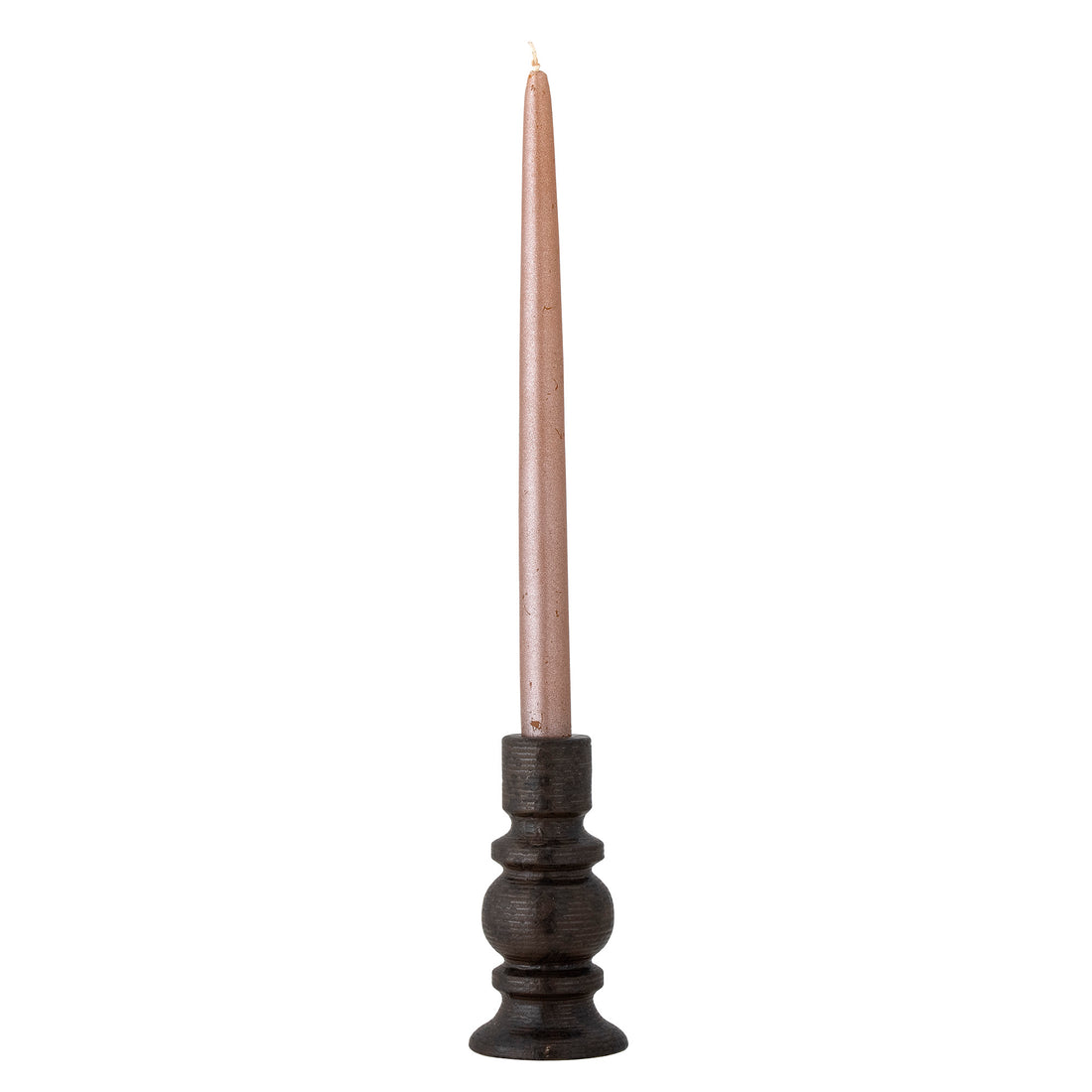 Hui Candlestick, Schwarz, Steinzeug