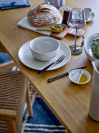 Taupe Bowl, grau, Steinzeug