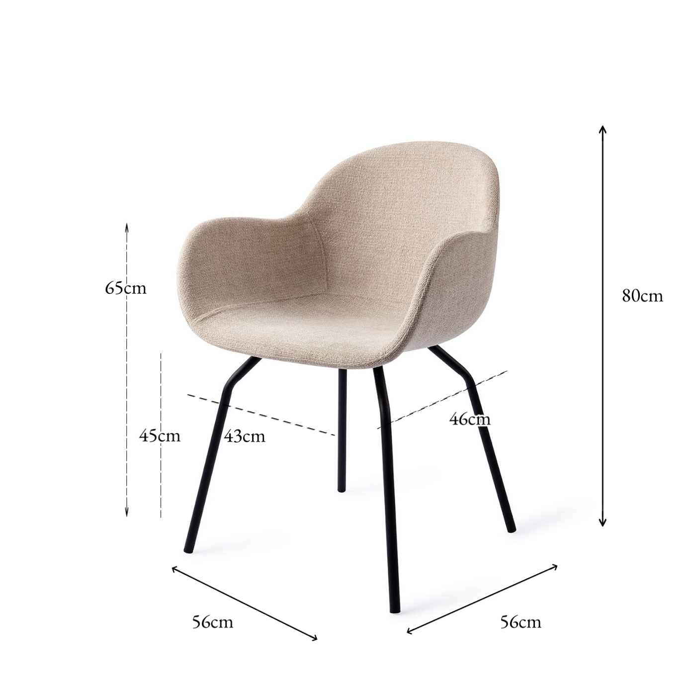 Otsu Essstuhl perfekt blass