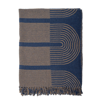 Tiffanie Plaid, Blau, recycelte Baumwolle