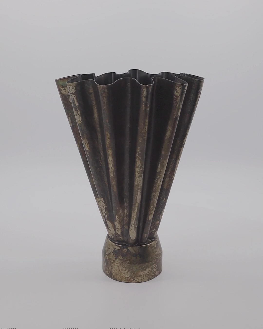 Vase, Hdflood, antikes Braun