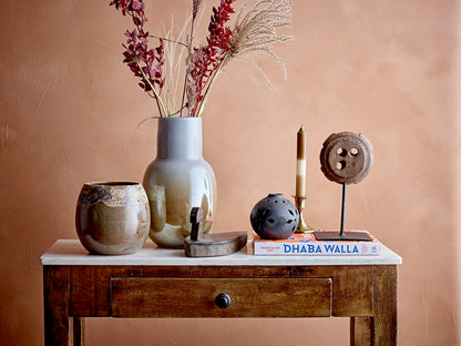 Hamida Box mit Deckel, braun, recyceltes Holz