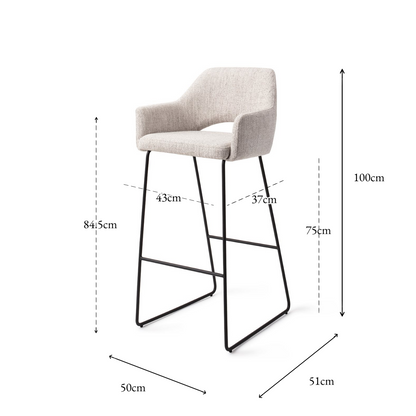 Yanai Bare Chair Taube