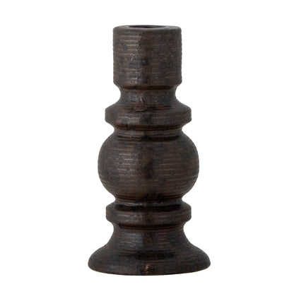 Hui Candlestick, Schwarz, Steinzeug