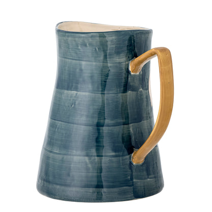 Feriha Pitcher, Blau, Steinzeug