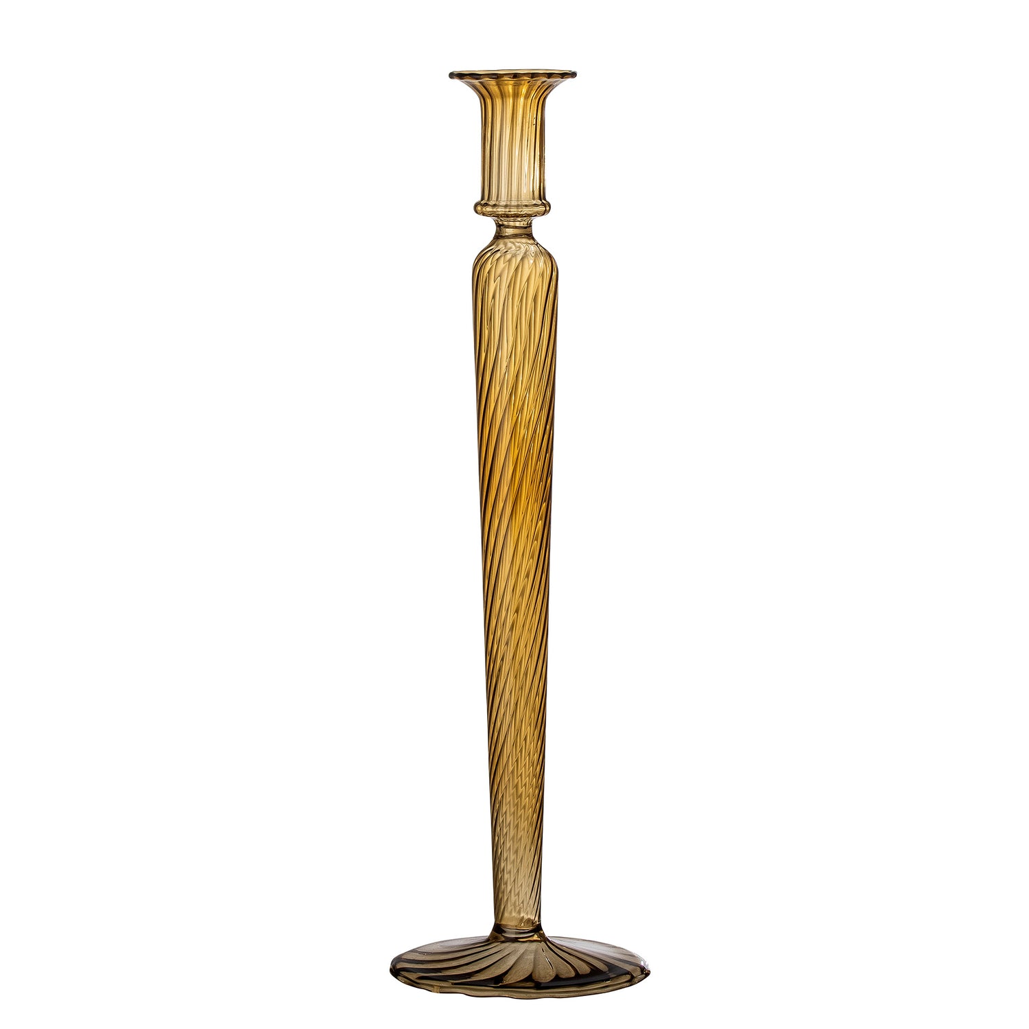 Dara Candlestick, Braun, Glas