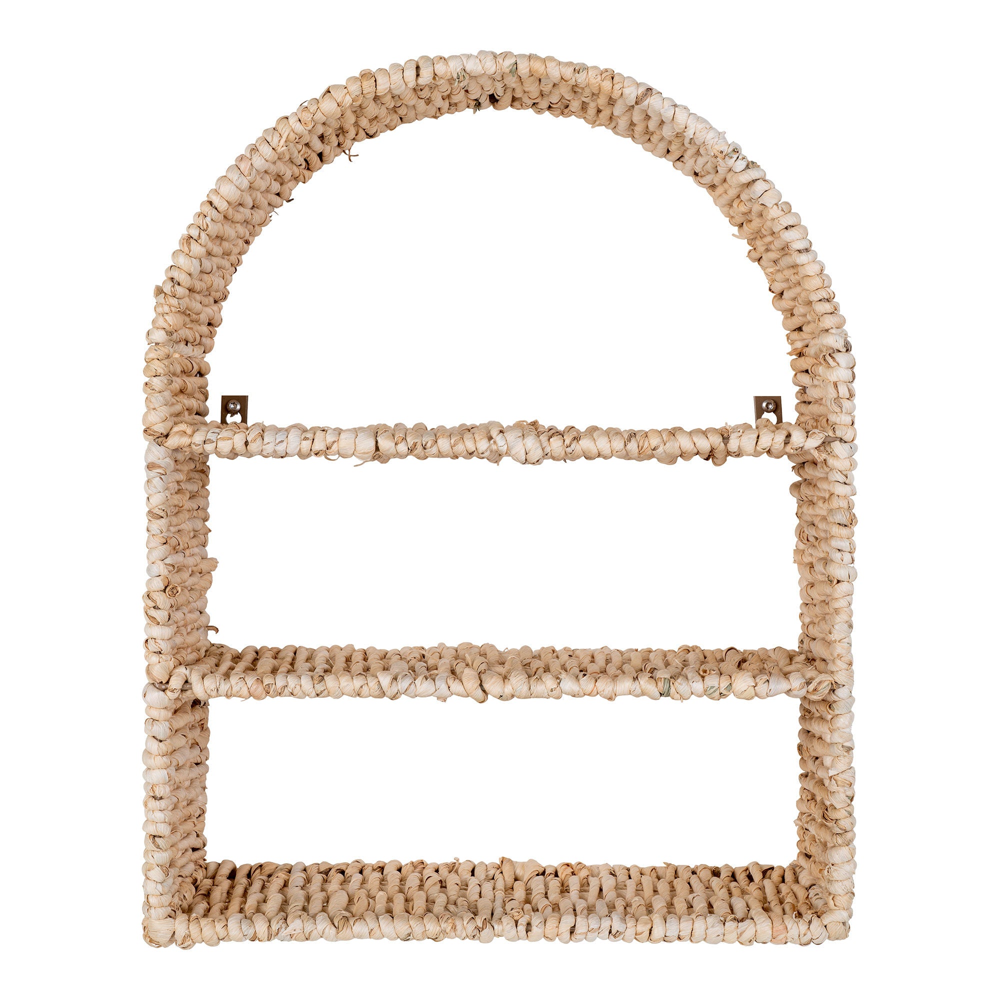 Namur -Regal - Regal, gebogenes Rattan -Design 36x12x45 cm