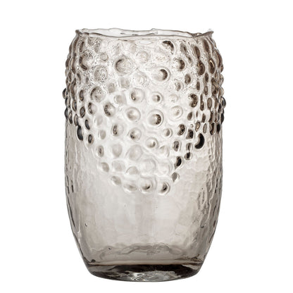 Bloomingville Emalia Vase, braun, Glas