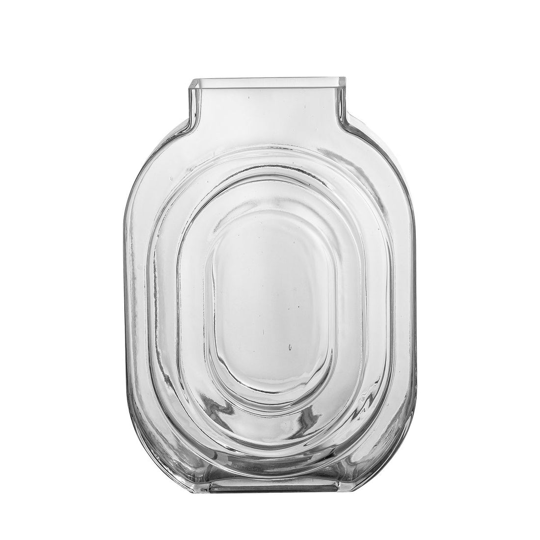 Kreative Sammlung Rafi Vase, Klar, Glas