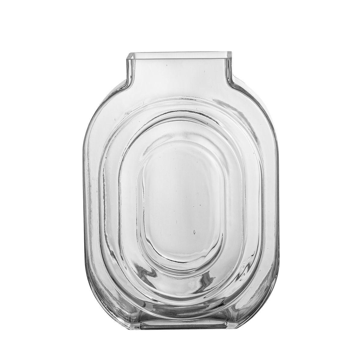 Kreative Sammlung Rafi Vase, Klar, Glas