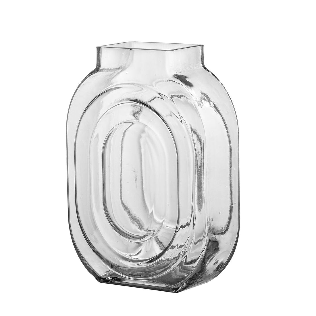 Kreative Sammlung Rafi Vase, Klar, Glas