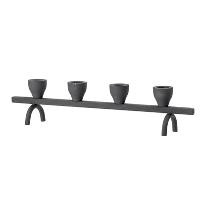 Bloomingville Jerome Candlestick, Schwarz, Metall