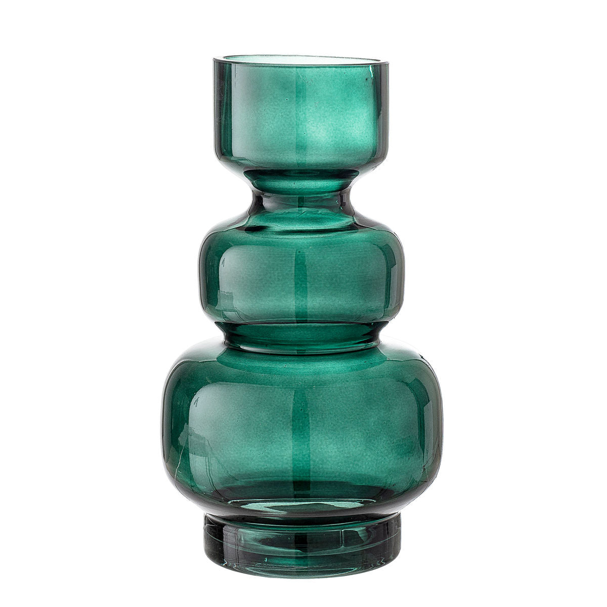 Bloomingville Johnson Vase, Grün, Glas