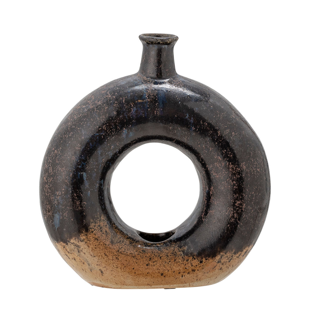 Bloomingville Baldvin Deko Vase, Brown, Steinzeug