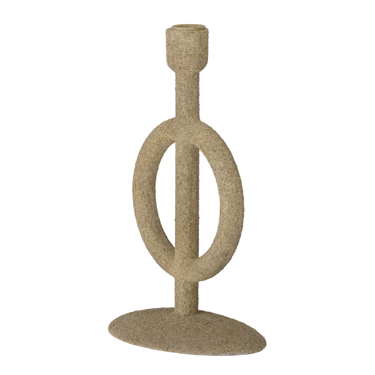 Bloomingville Flikka Candlestick, Natur, Polyresin