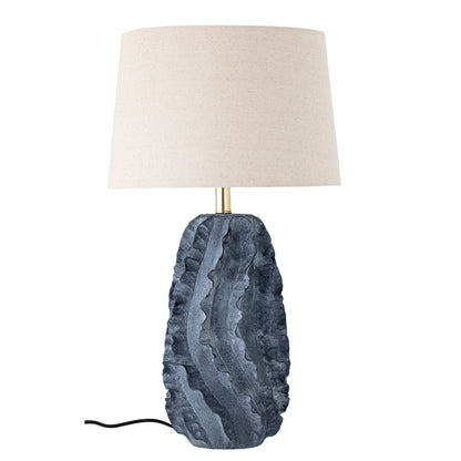 Kreative Kollektion Natika Tischlampe, Blau, Terrakotta