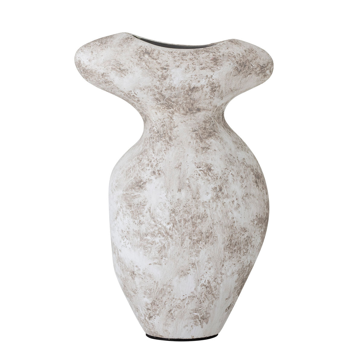 Bloomingville Nori Deko Vase, Gray, Terrakotta