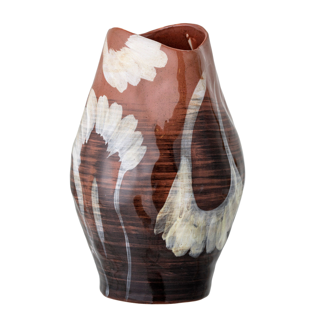 Bloomingville Obsa Vase, Braun, Steingut