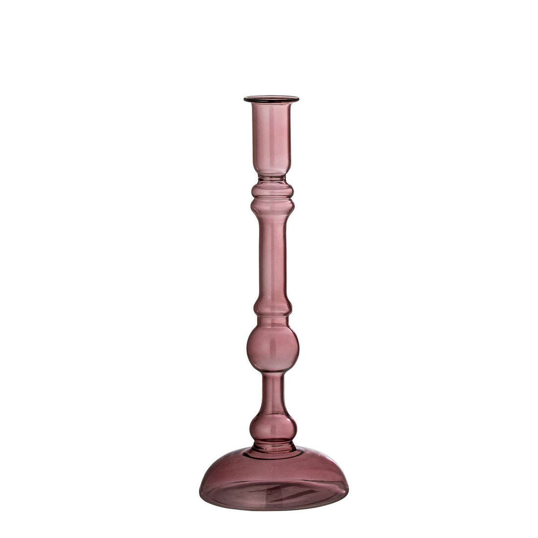 Bloomingville Ferah Candlestick, lila, Glas