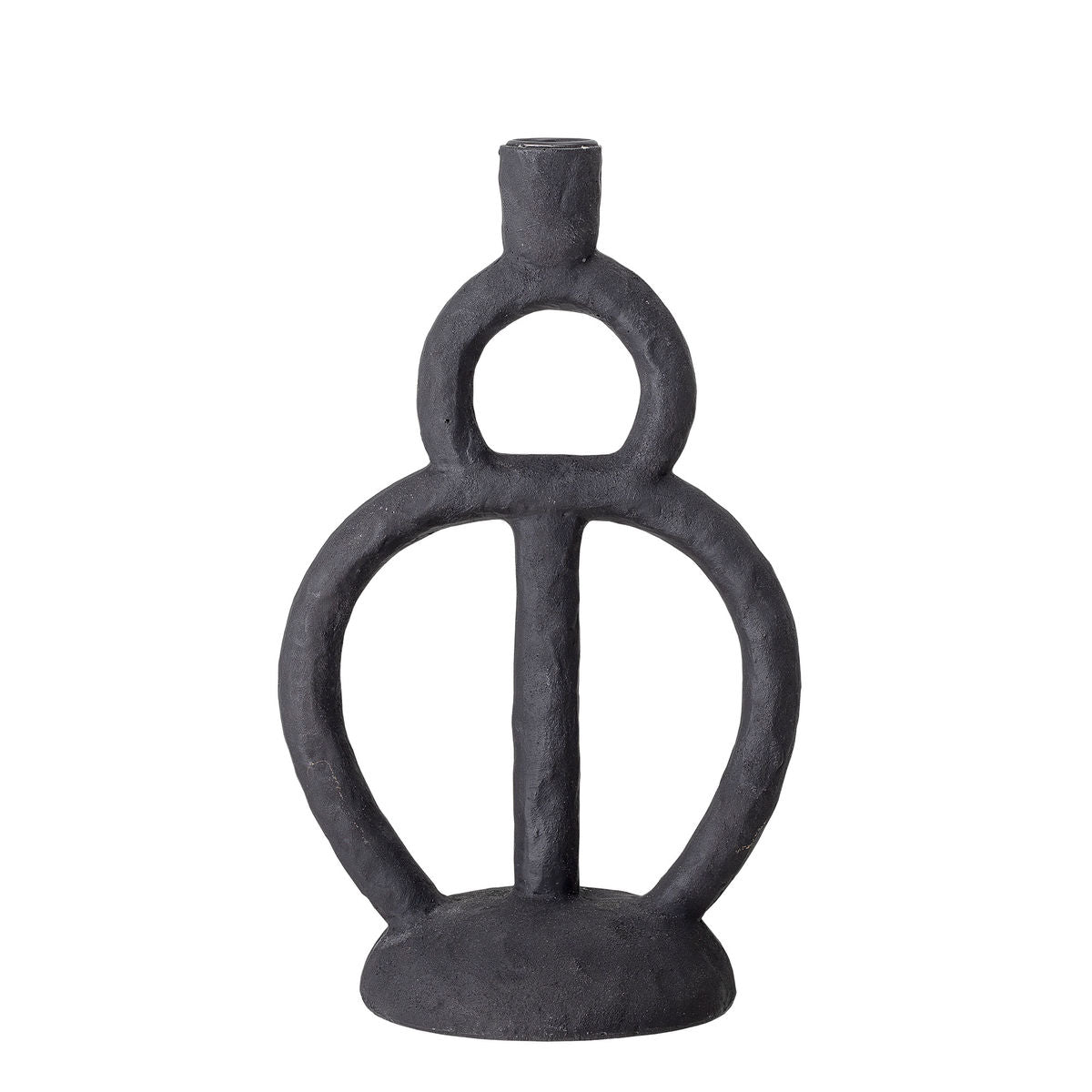 Bloomingville Ramina Candlestick, Schwarz, Polyresin