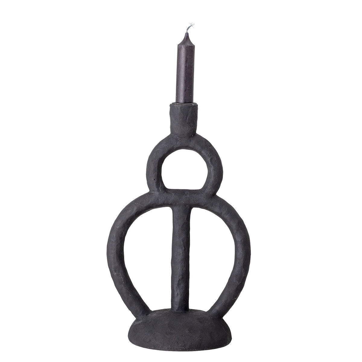 Bloomingville Ramina Candlestick, Schwarz, Polyresin