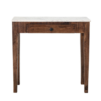 Kreative Kollektion Hauge Side Table, Brown, Marmor