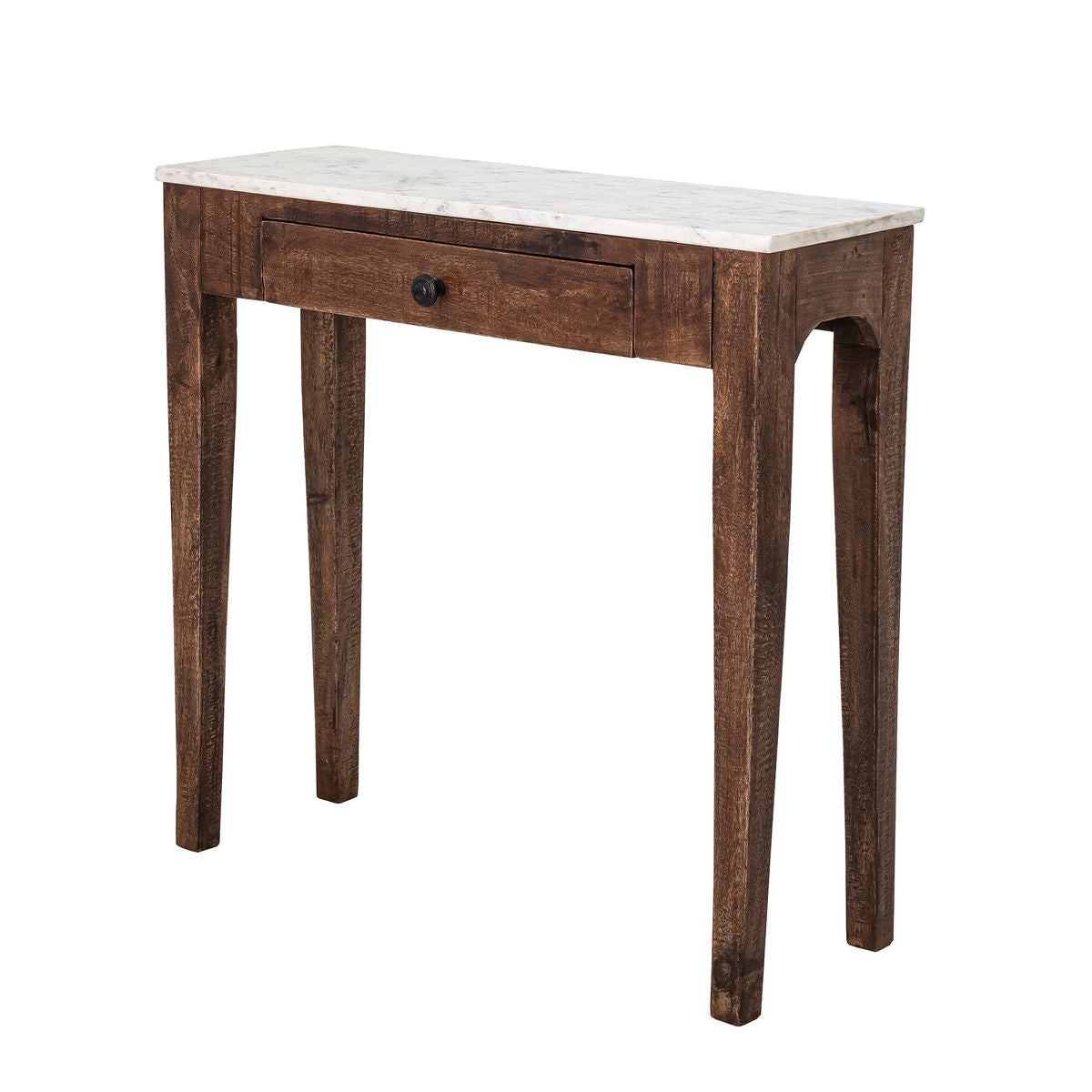 Kreative Kollektion Hauge Side Table, Brown, Marmor