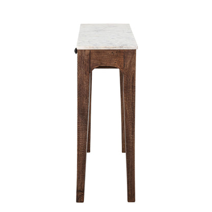 Kreative Kollektion Hauge Side Table, Brown, Marmor