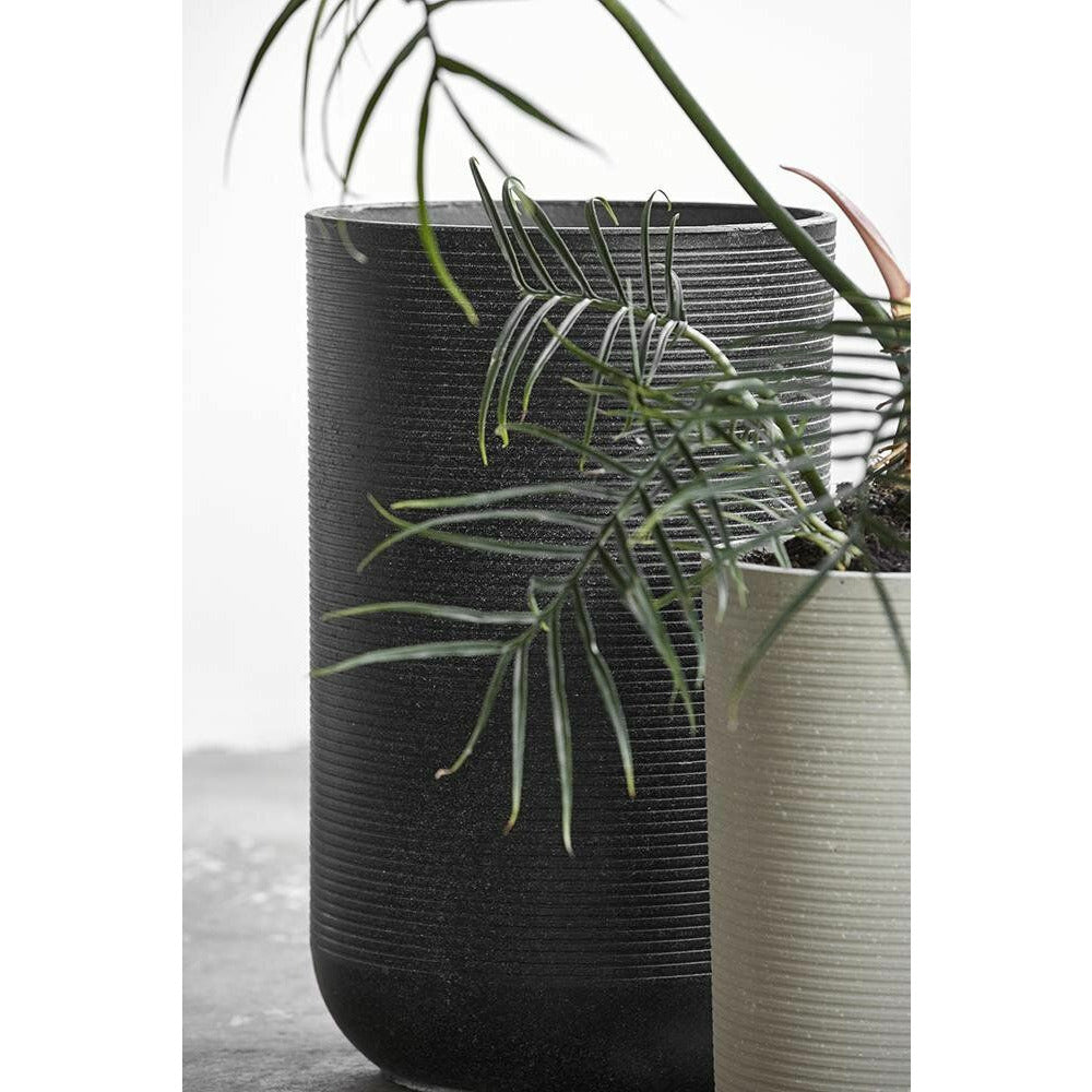 Nordal GRANITO pot, black - Nordal - DesignGaragen.dk