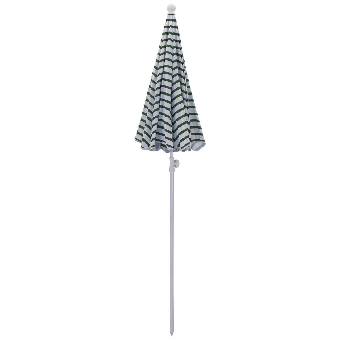 Strand/Garten Parasol, Hdoktogon, grün/weiß