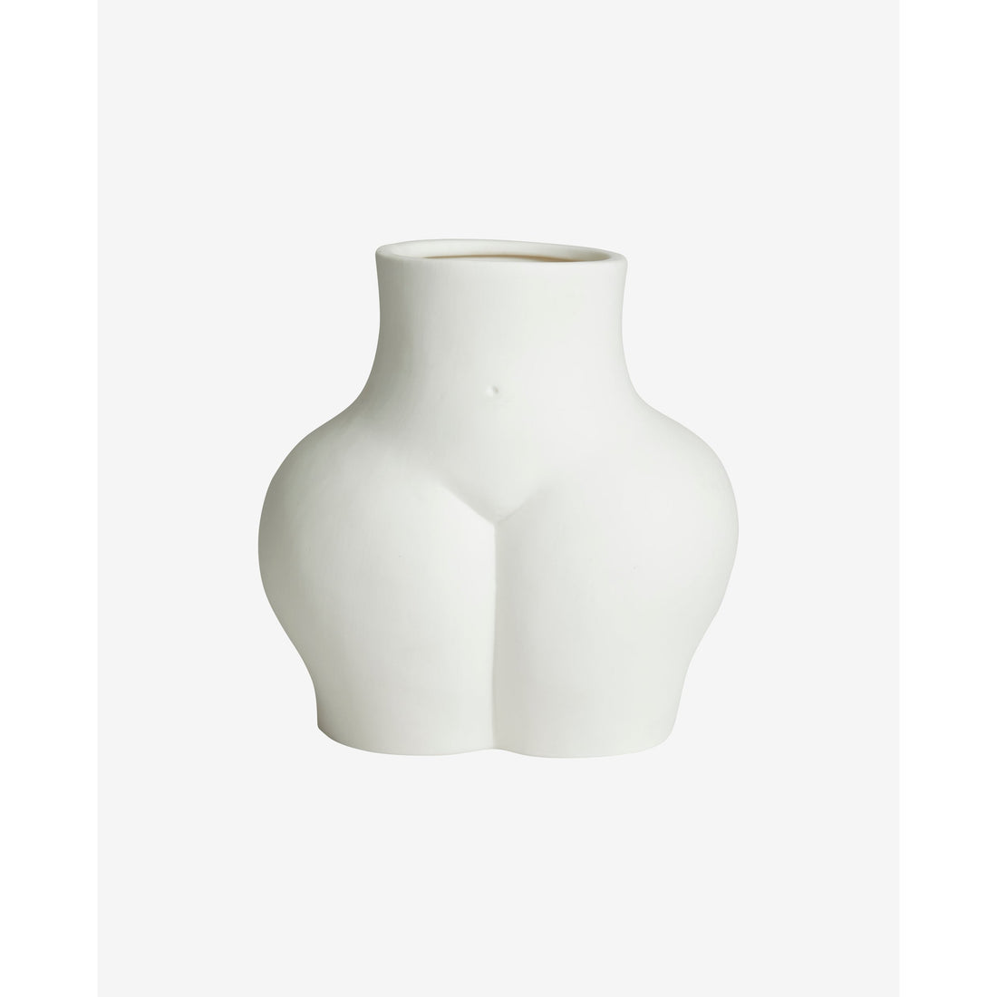 Avaji Unterkörper - Vase in Keramik - H23 cm - Weiß