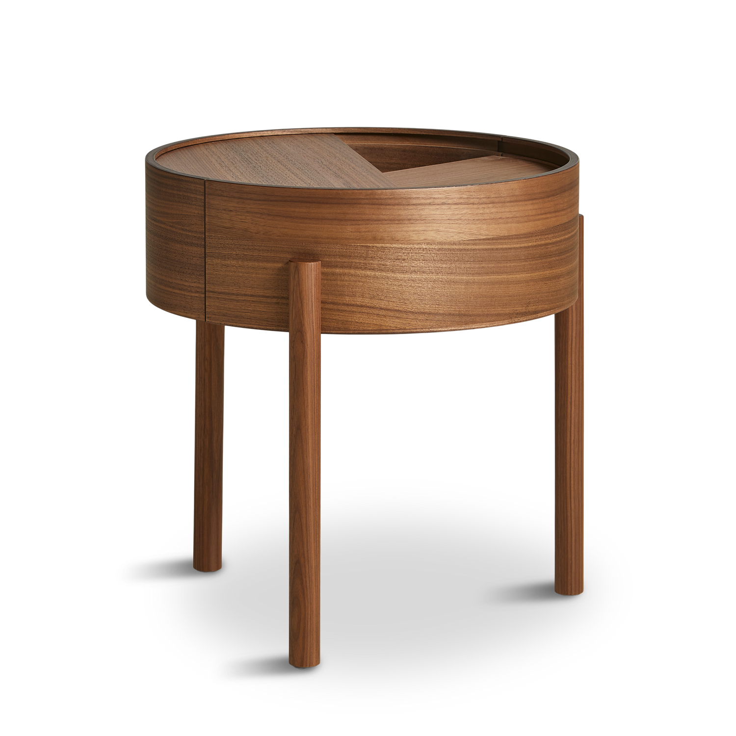 WOUD - Arc side table (42 cm) - Walnut - WOUD - DesignGaragen.dk