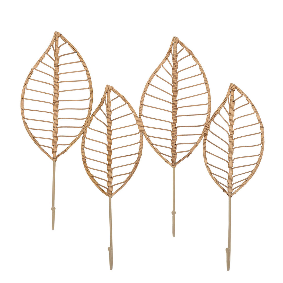 Bloomingville Neta Hooks, Natur, Rattan