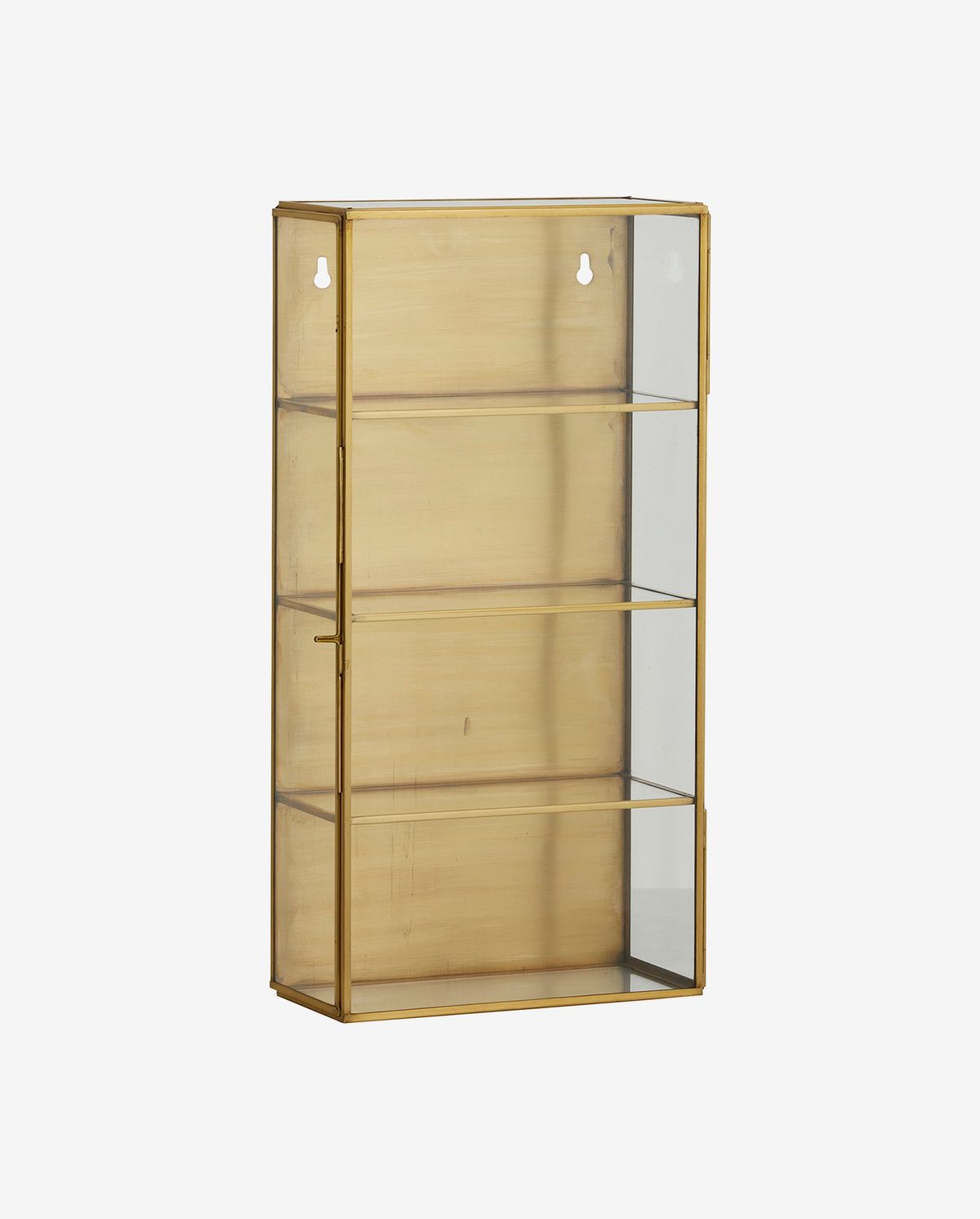 Nordal Ada kleiner Wandschrank, s, 3 Regale, Gold