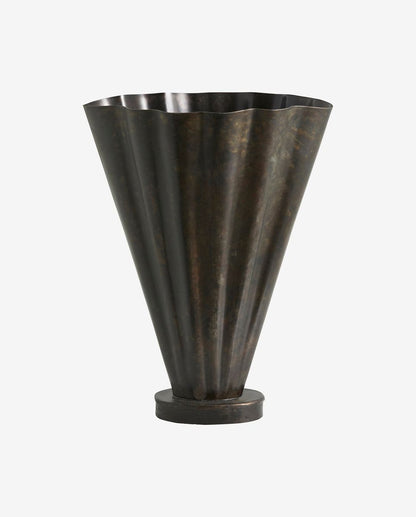 Nordal - Coll Vase - braunes antikes Finish