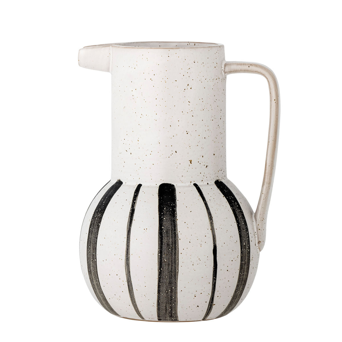 Bloomingville Marita Pitcher, Schwarz, Steinzeug