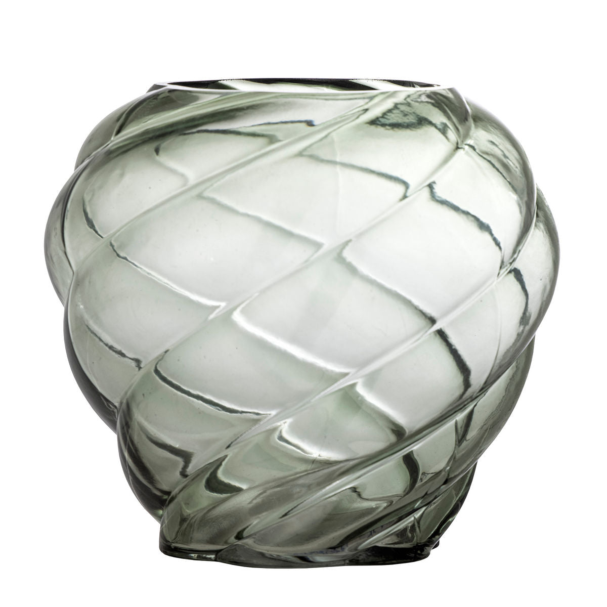 Bloomingville Leyan Vase, grün, Glas