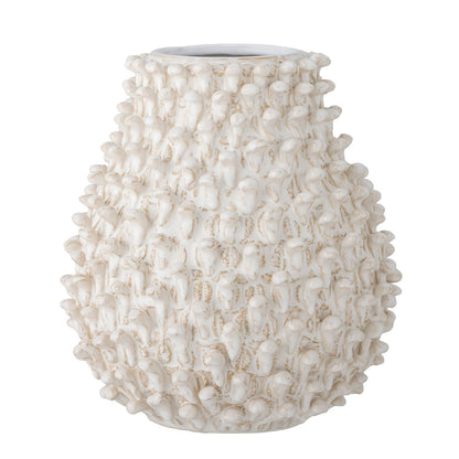 Bloomingville Spikey Vase, Natur, Steinzeug