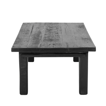 Bloomingville Riber Couchtisch, schwarz, recyceltes Holz