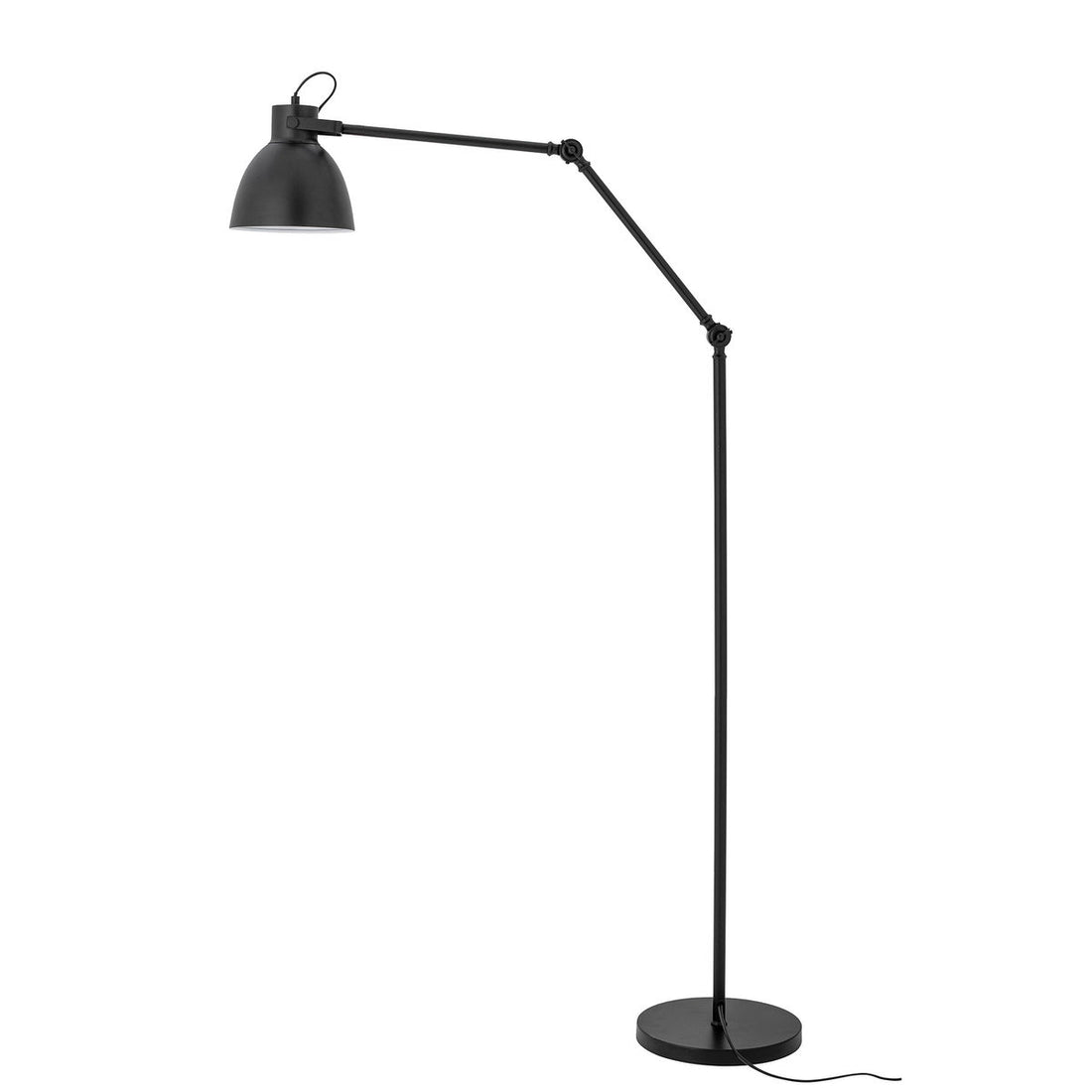 Kreative Kollektion Barca Stehlampe, Schwarz, Metall