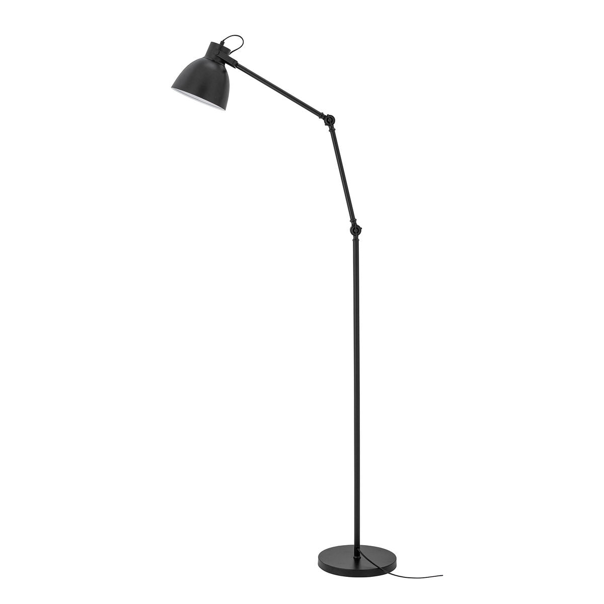 Kreative Kollektion Barca Stehlampe, Schwarz, Metall