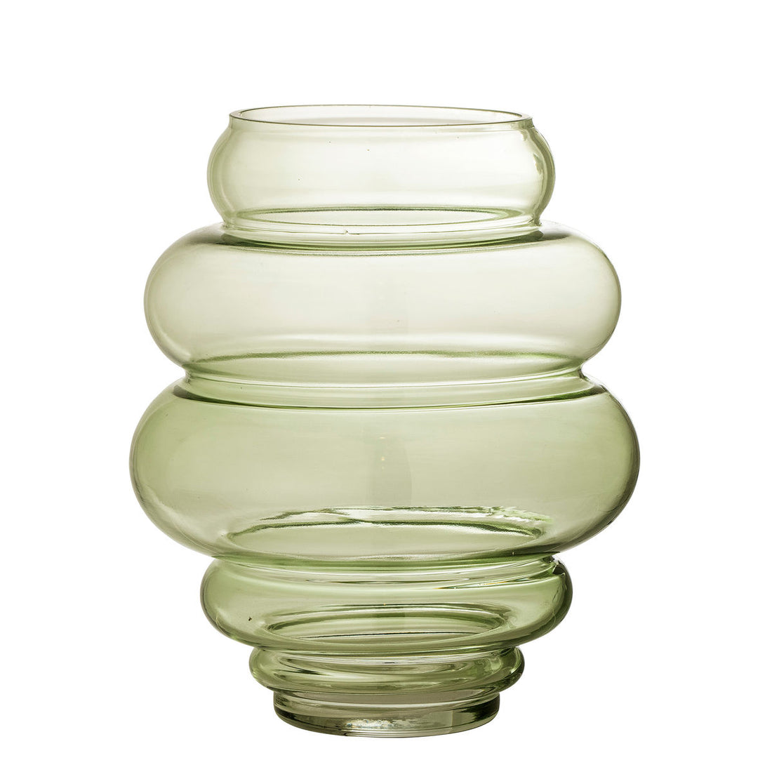 Bloomingville Annhelen Vase, Grün, Glas