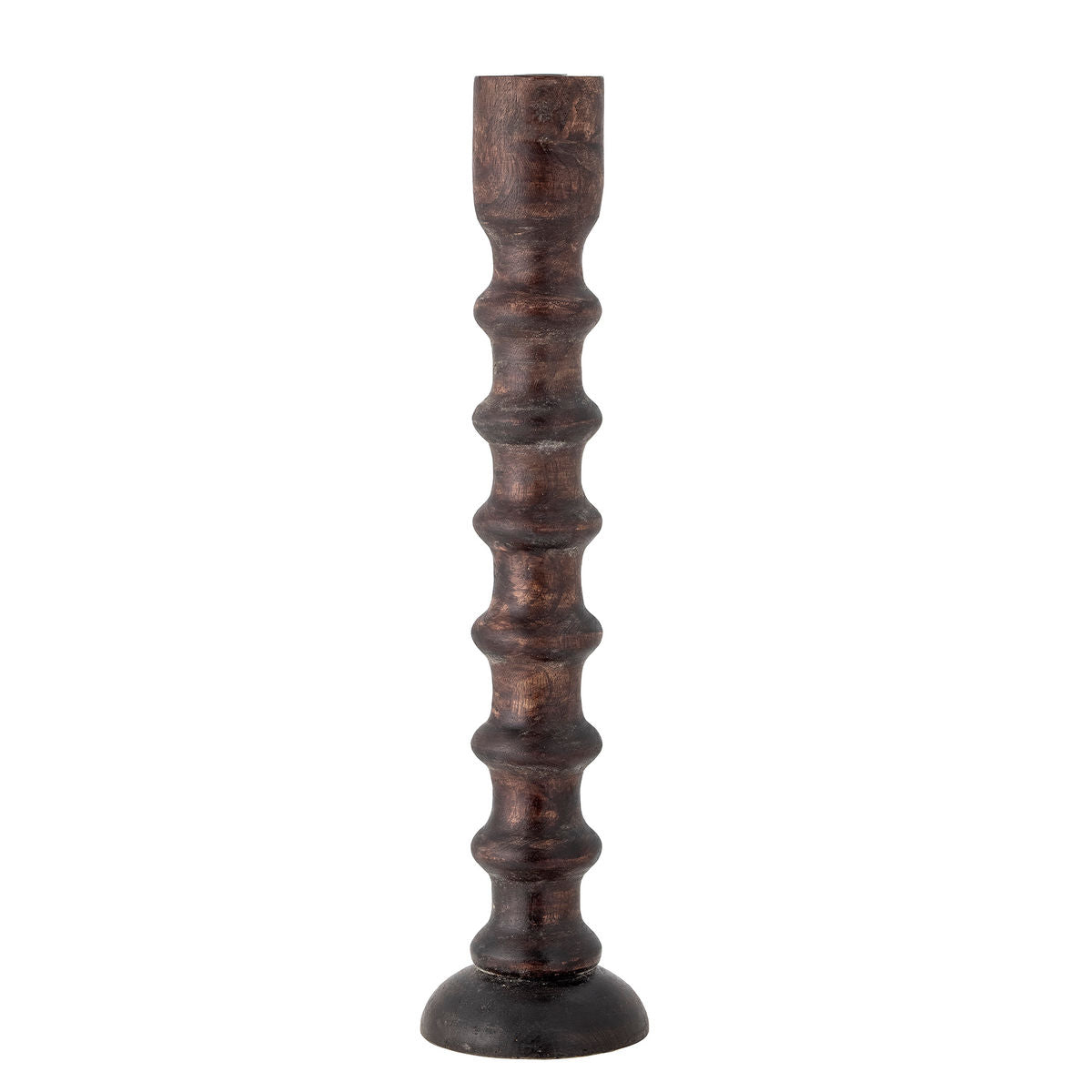 Bloomingville Brenda Candlestick, Brown, Mango