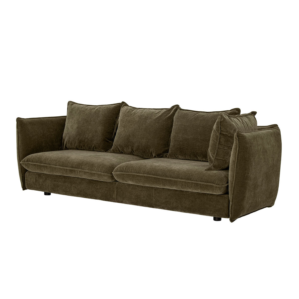 Bloomingville Austin Sofa, grün, recyceltes Polyester