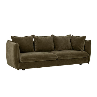 Bloomingville Austin Sofa, grün, recyceltes Polyester